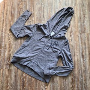 VS Pink Grey ZIP Up Hoodie
